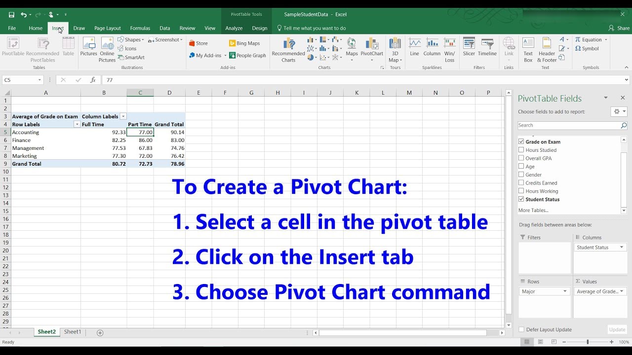 where are pivot table excel for mac 2016